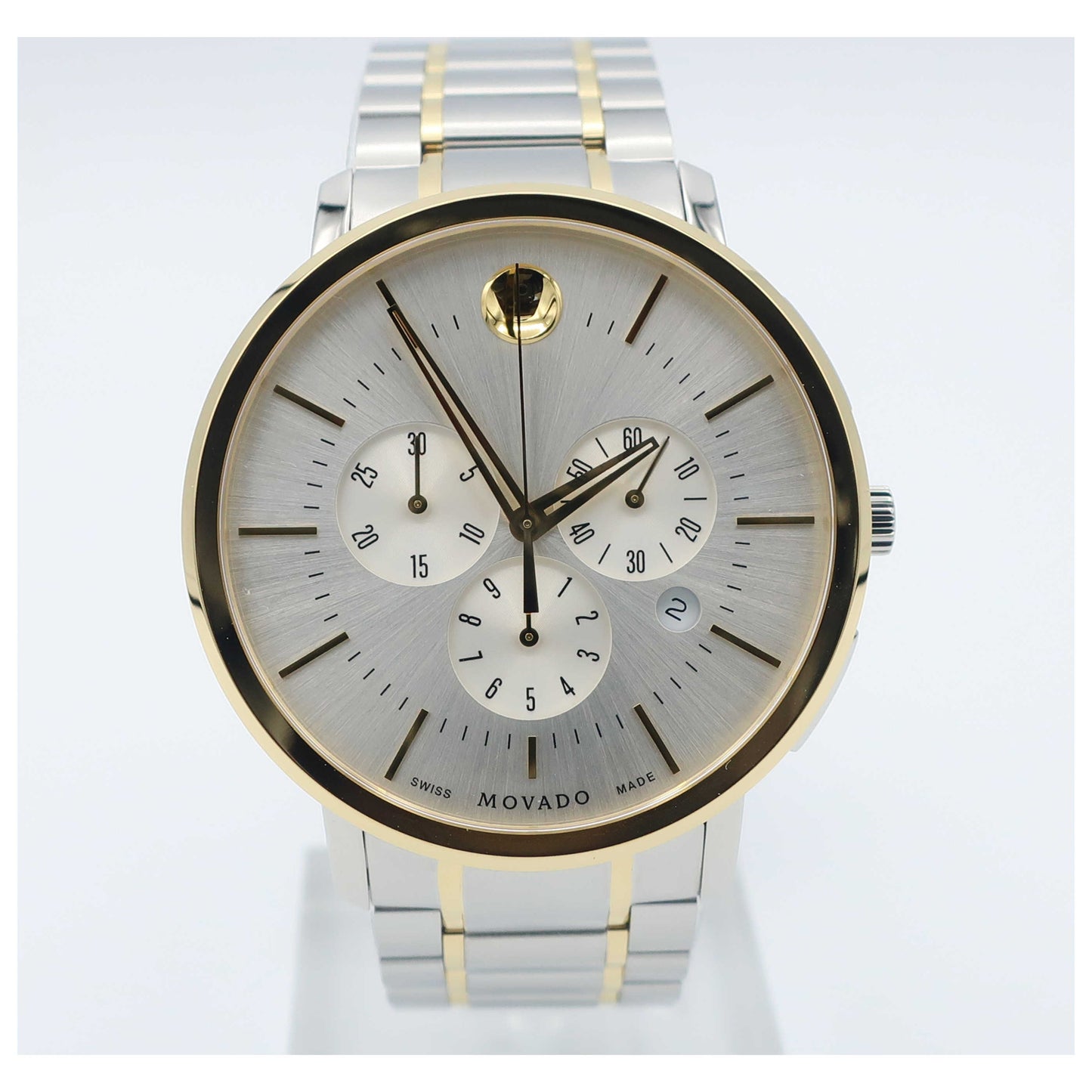 Front view of Movado Movado TC Men's Swiss Quartz (Battery-Powered) Watch 0606887-SD