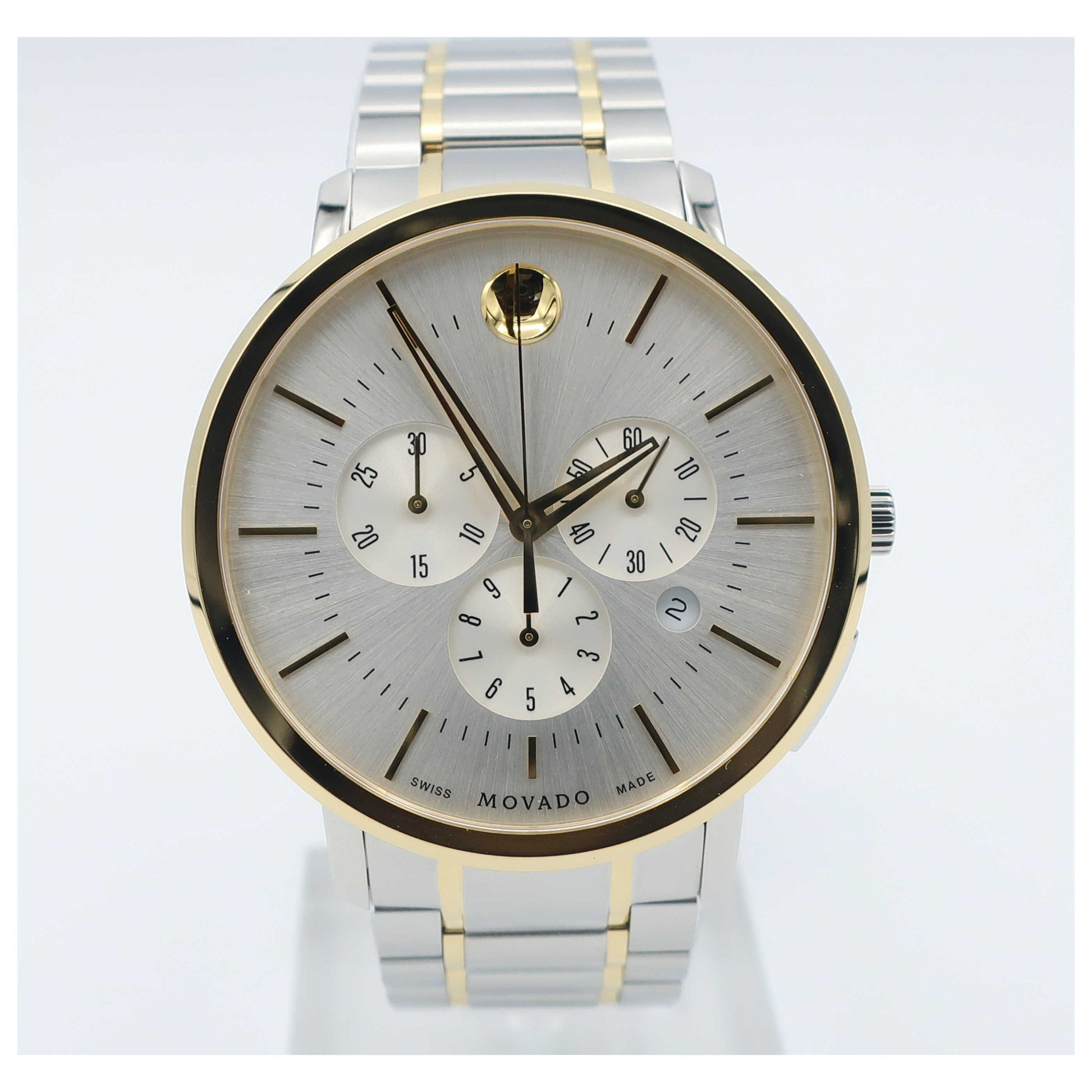 Front view of Movado Movado TC Men's Swiss Quartz (Battery-Powered) Watch 0606887-SD