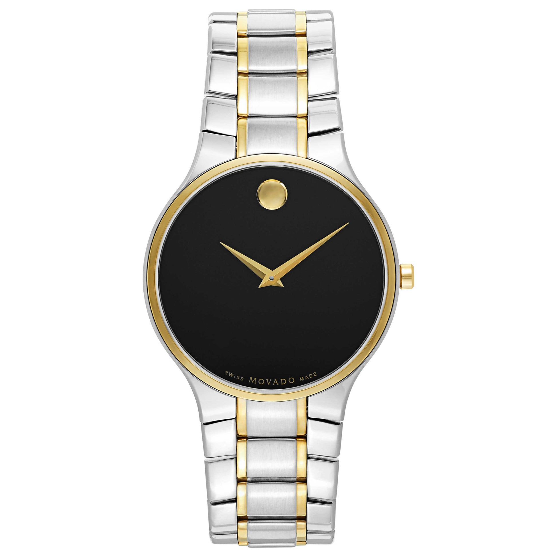 Front view of Movado Serio Men's Swiss Quartz (Battery-Powered) Watch 0606901