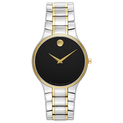 Front view of Movado Serio Men's Swiss Quartz (Battery-Powered) Watch 0606901