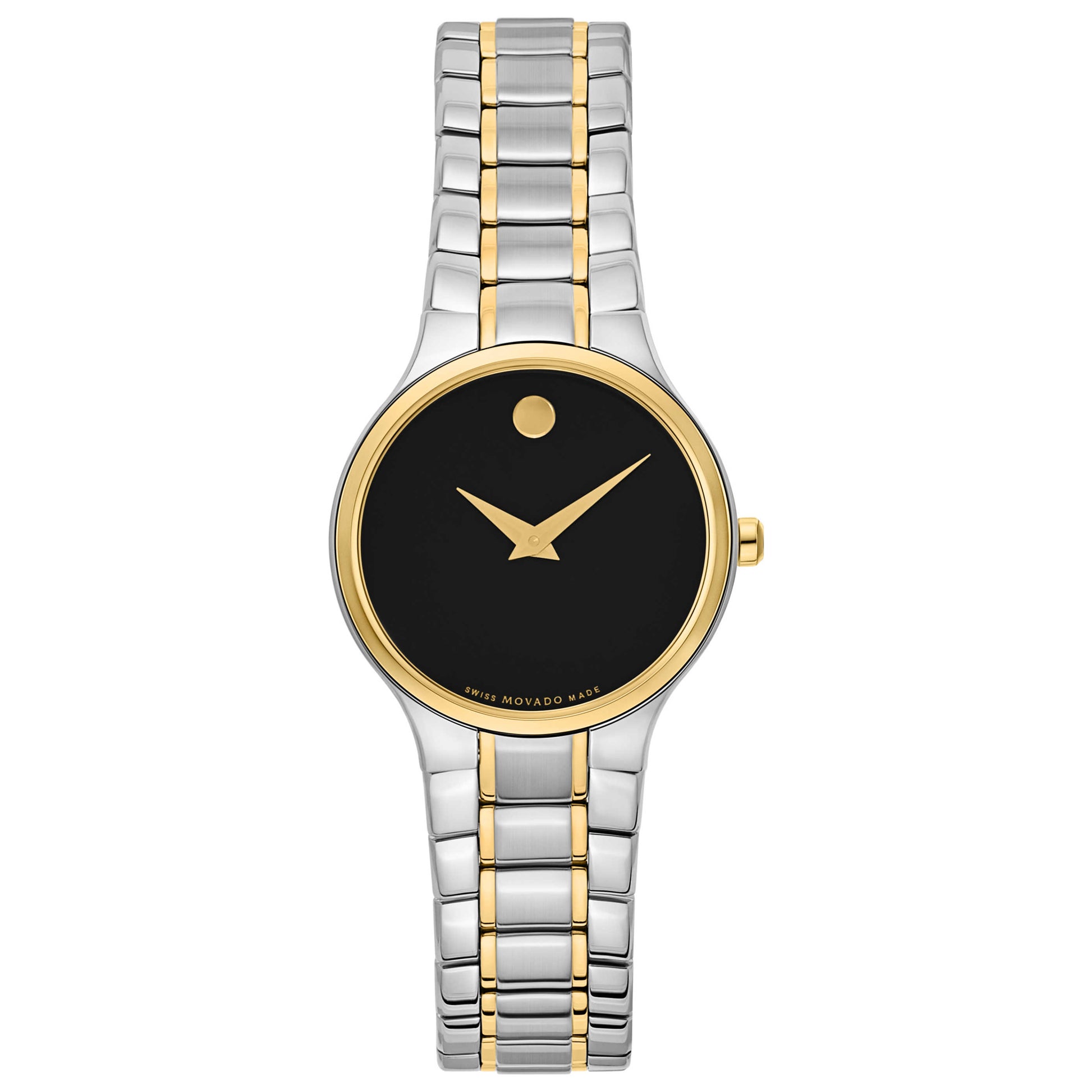 Front view of Movado Serio Women's Swiss Quartz (Battery-Powered) Watch 0606902