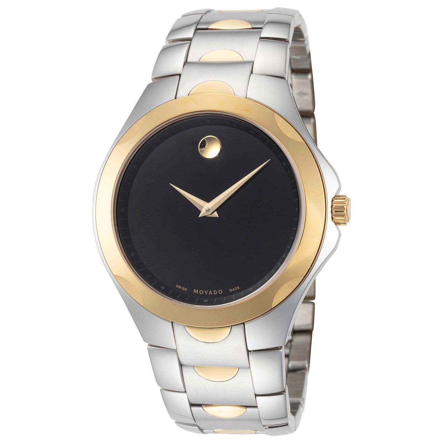 Front view of Movado Luno Men's Quartz Watch 0606906