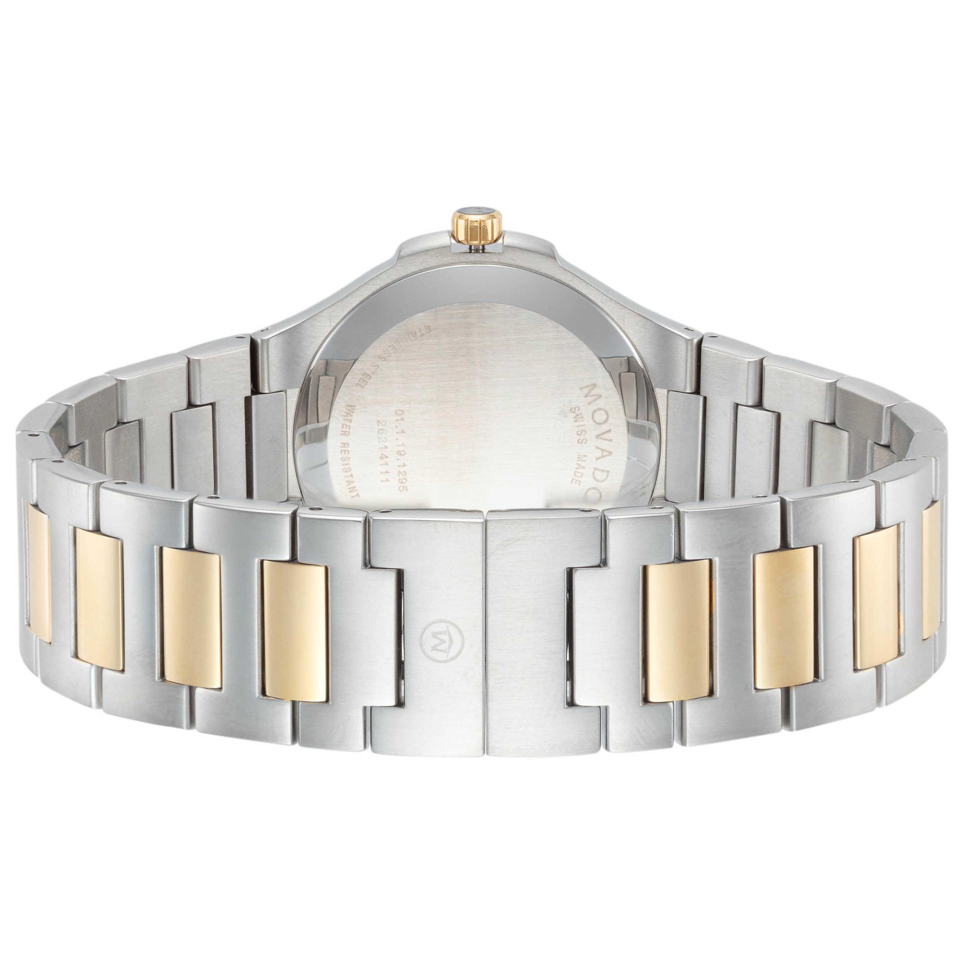 Back view of Movado Corporate Men's Quartz Watch 0606907