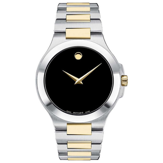 Front view of Movado Corporate Men's Quartz Watch 0606907