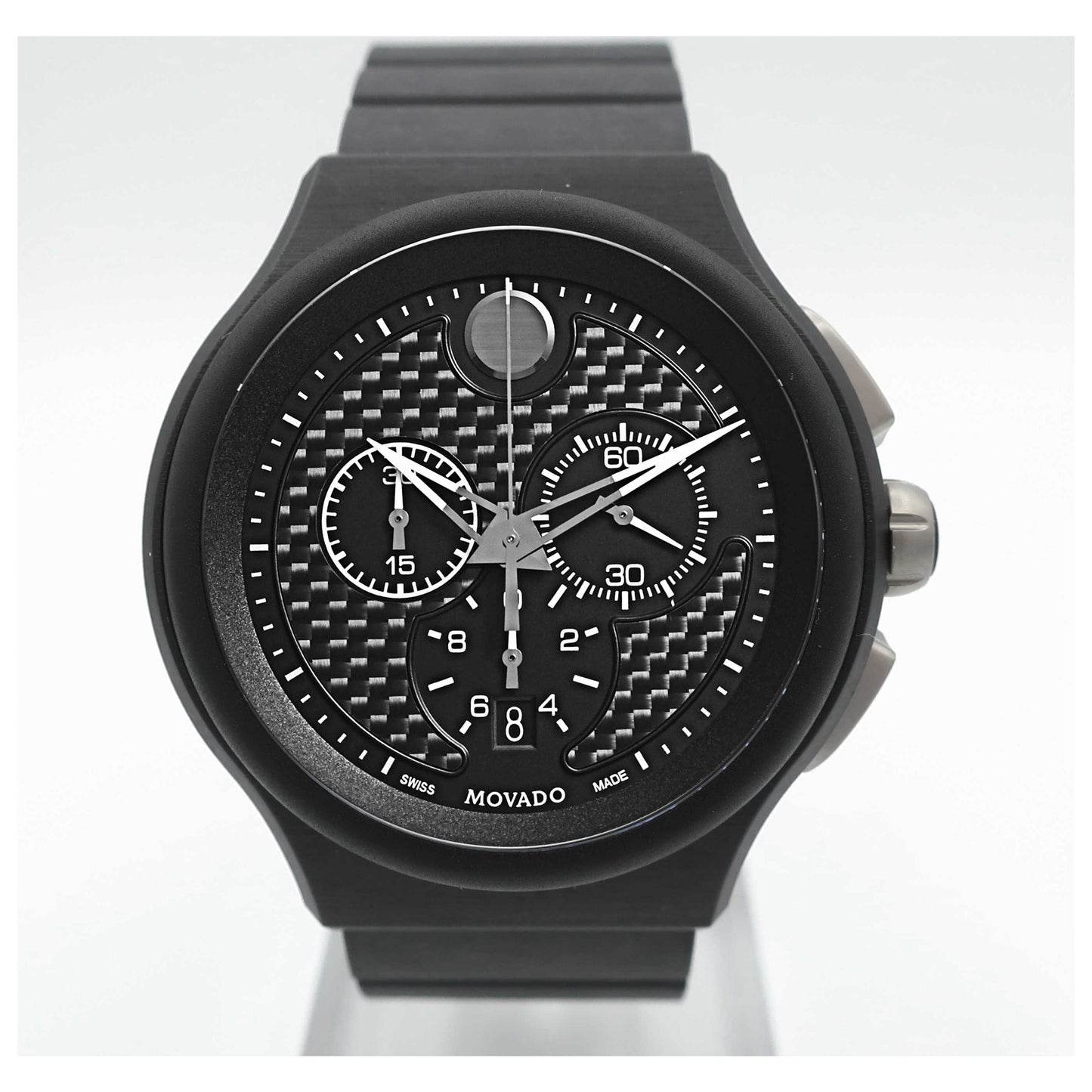 Front view of Movado Parlee Men's Swiss Quartz (Battery-Powered) Watch 0606929-SD