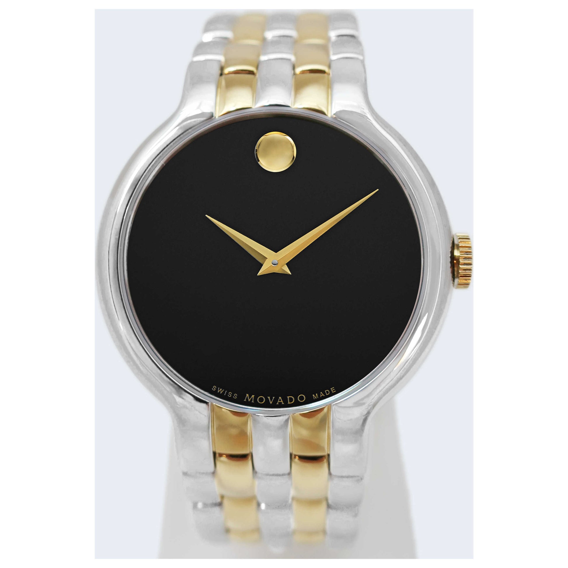 Front view of Movado Veturi Men's Swiss Quartz (Battery-Powered) Watch 0606932-SDV