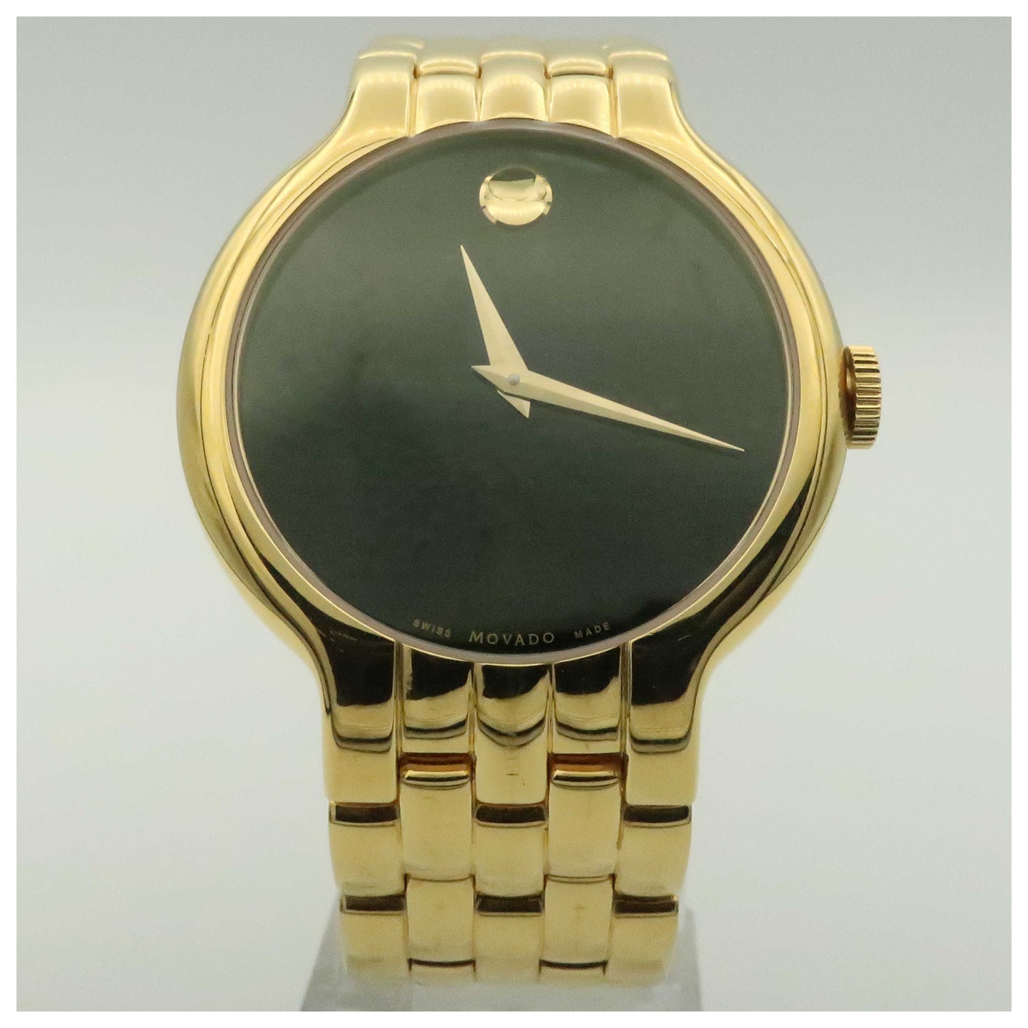 Front view of Movado Veturi Men's Swiss Quartz (Battery-Powered) Watch 0606934-PO