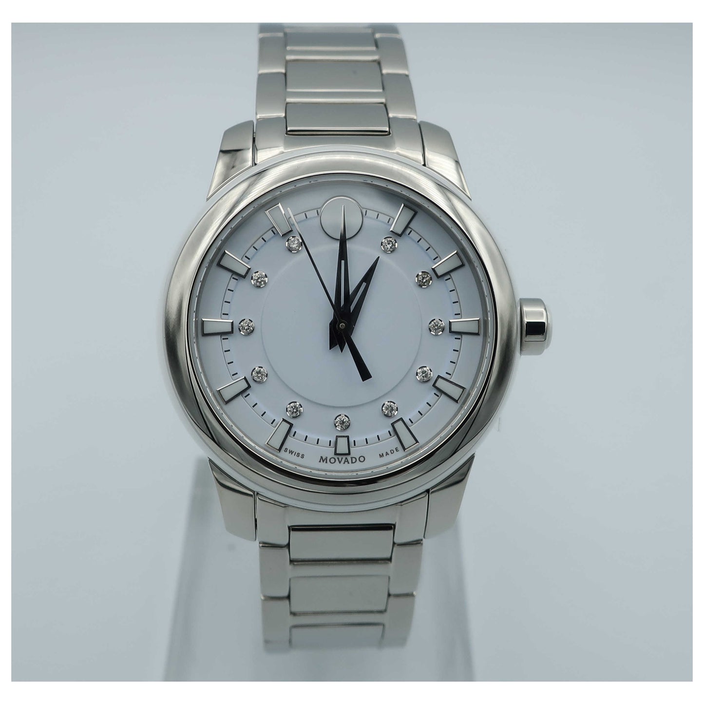 Front view of Movado Movado Collection Women's Swiss Quartz (Battery-Powered) Watch 0606943-SD