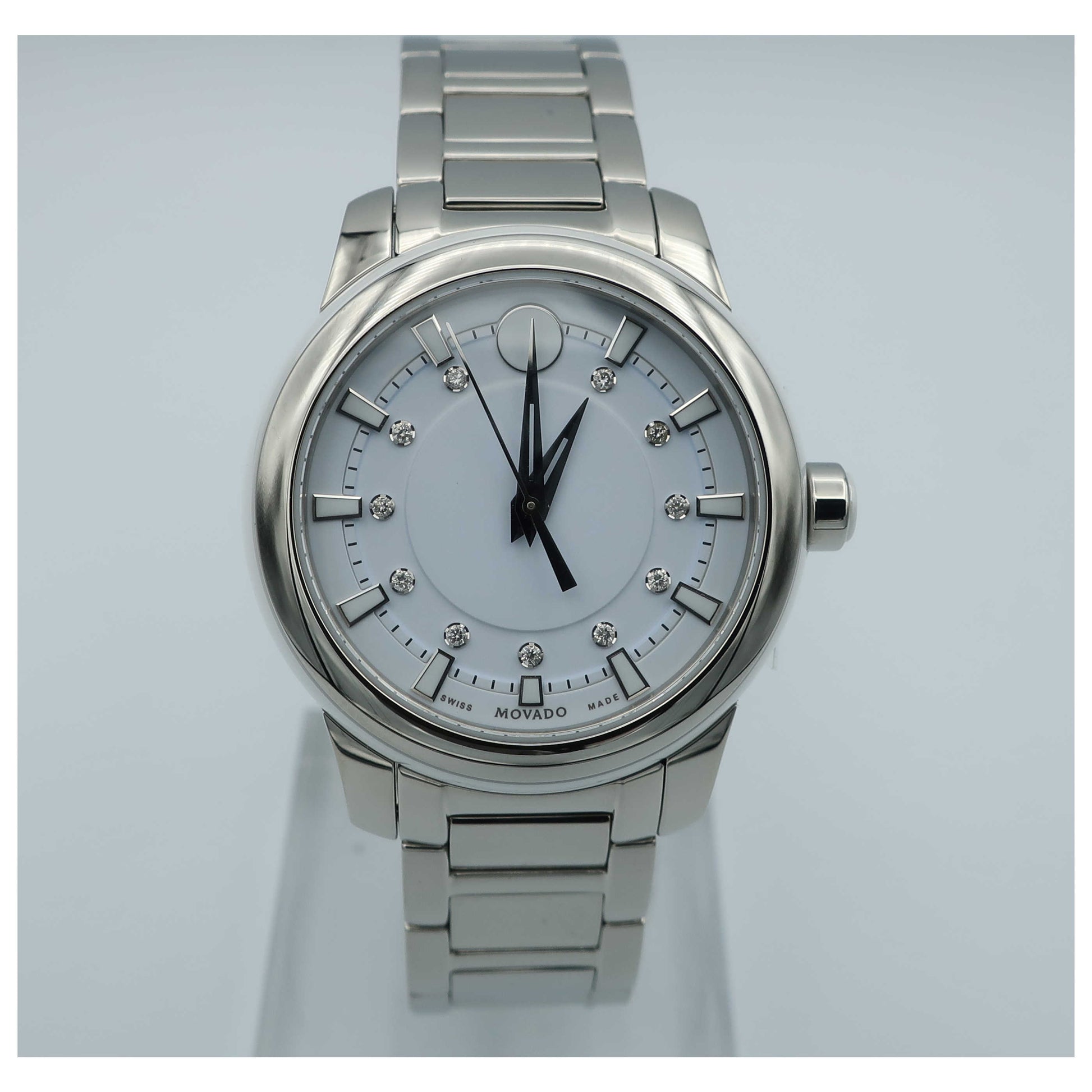 Front view of Movado Movado Collection Women's Swiss Quartz (Battery-Powered) Watch 0606943-SD