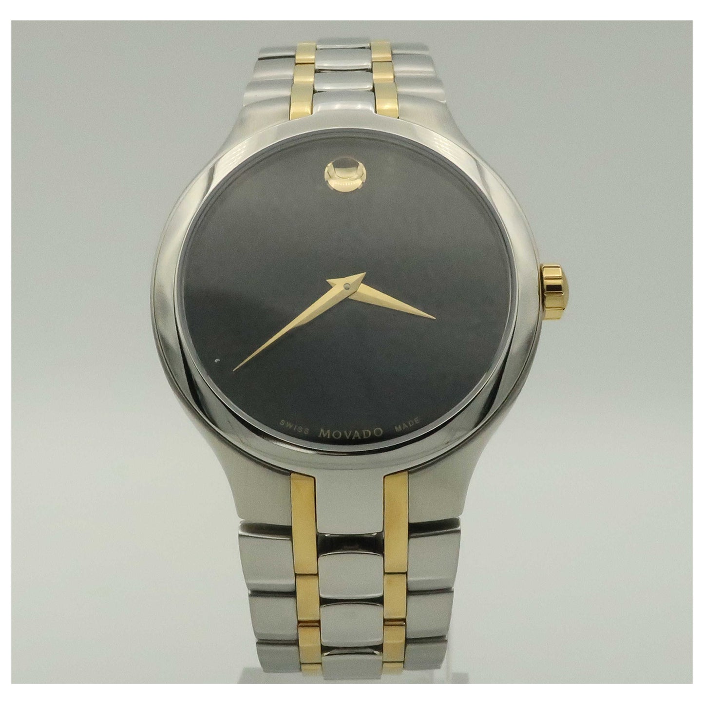 Front view of Movado Movado Collection Men's Swiss Quartz (Battery-Powered) Watch 0606958-SDV
