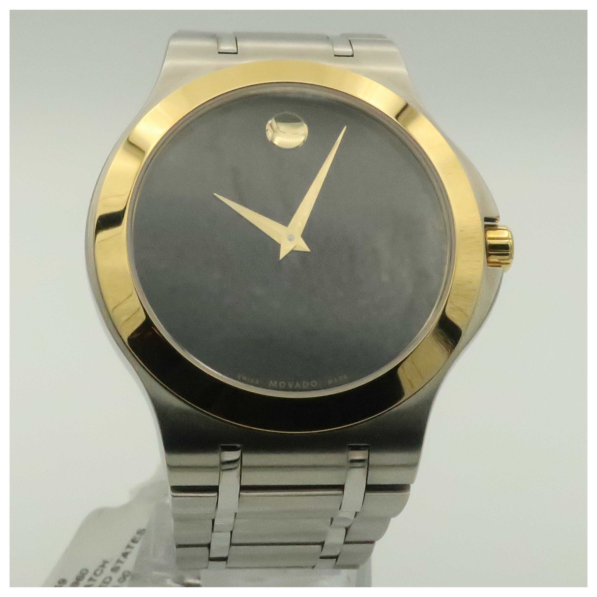 Front view of Movado Movado Collection Men's Swiss Quartz (Battery-Powered) Watch 0606960-PO3