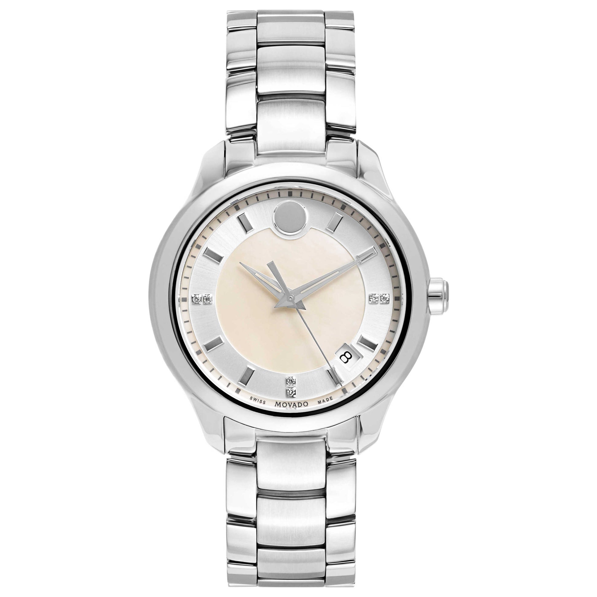 Front view of Movado Bellina Women's Swiss Quartz (Battery-Powered) Watch 0606978