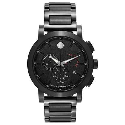 Front view of Movado Museum Sport Men's Swiss Quartz (Battery-Powered) Watch 0607001