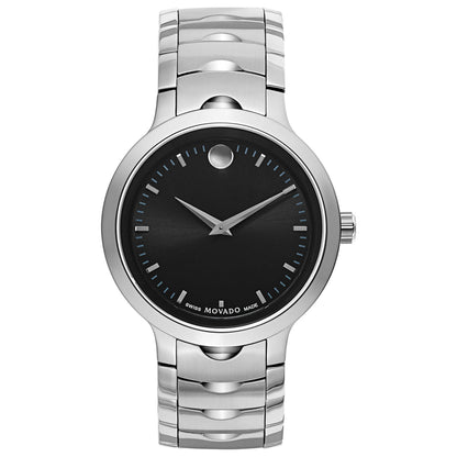 Front view of Movado Luno Men's Swiss Quartz (Battery-Powered) Watch 0607041