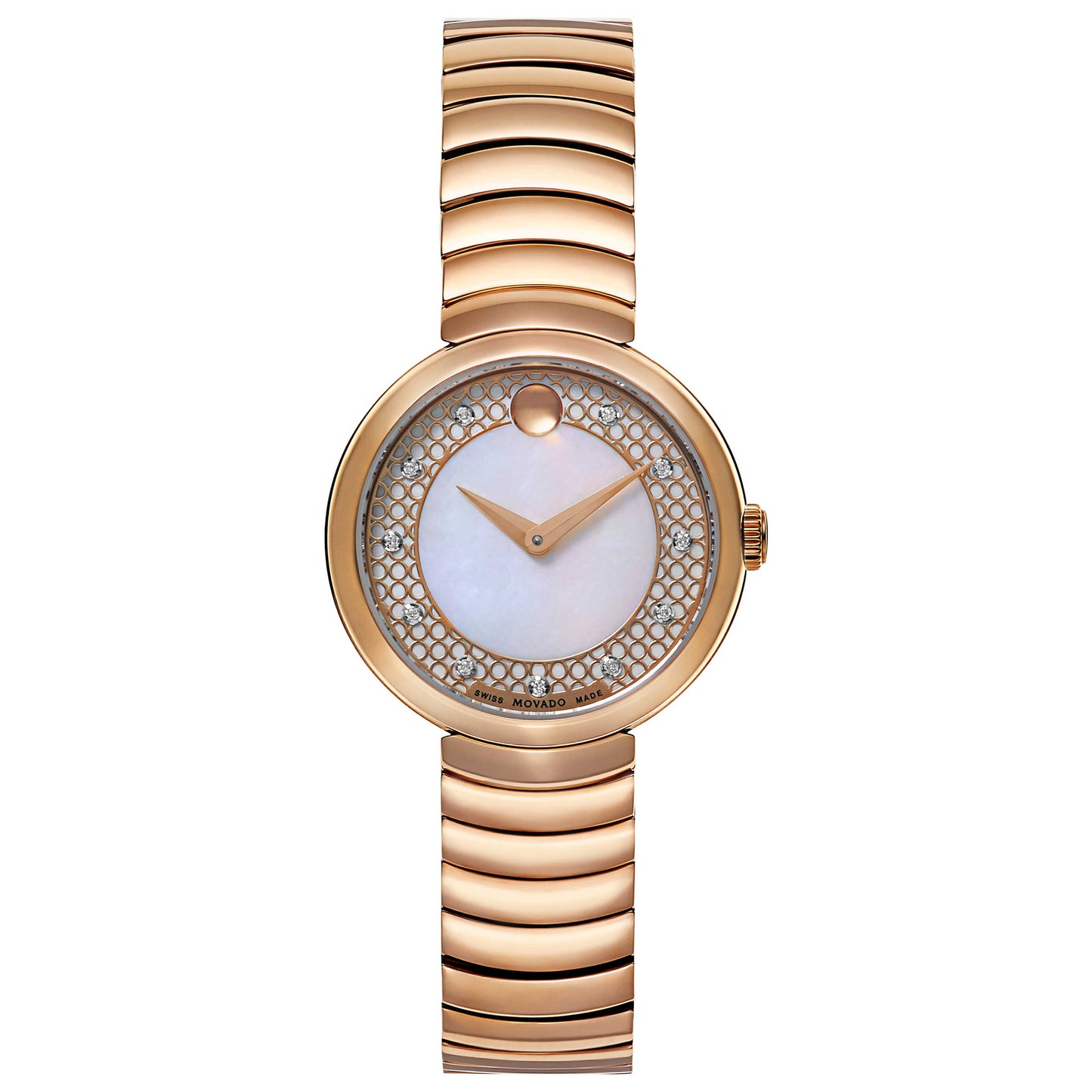 Front view of Movado Myla Women's Swiss Quartz (Battery-Powered) Watch 0607046