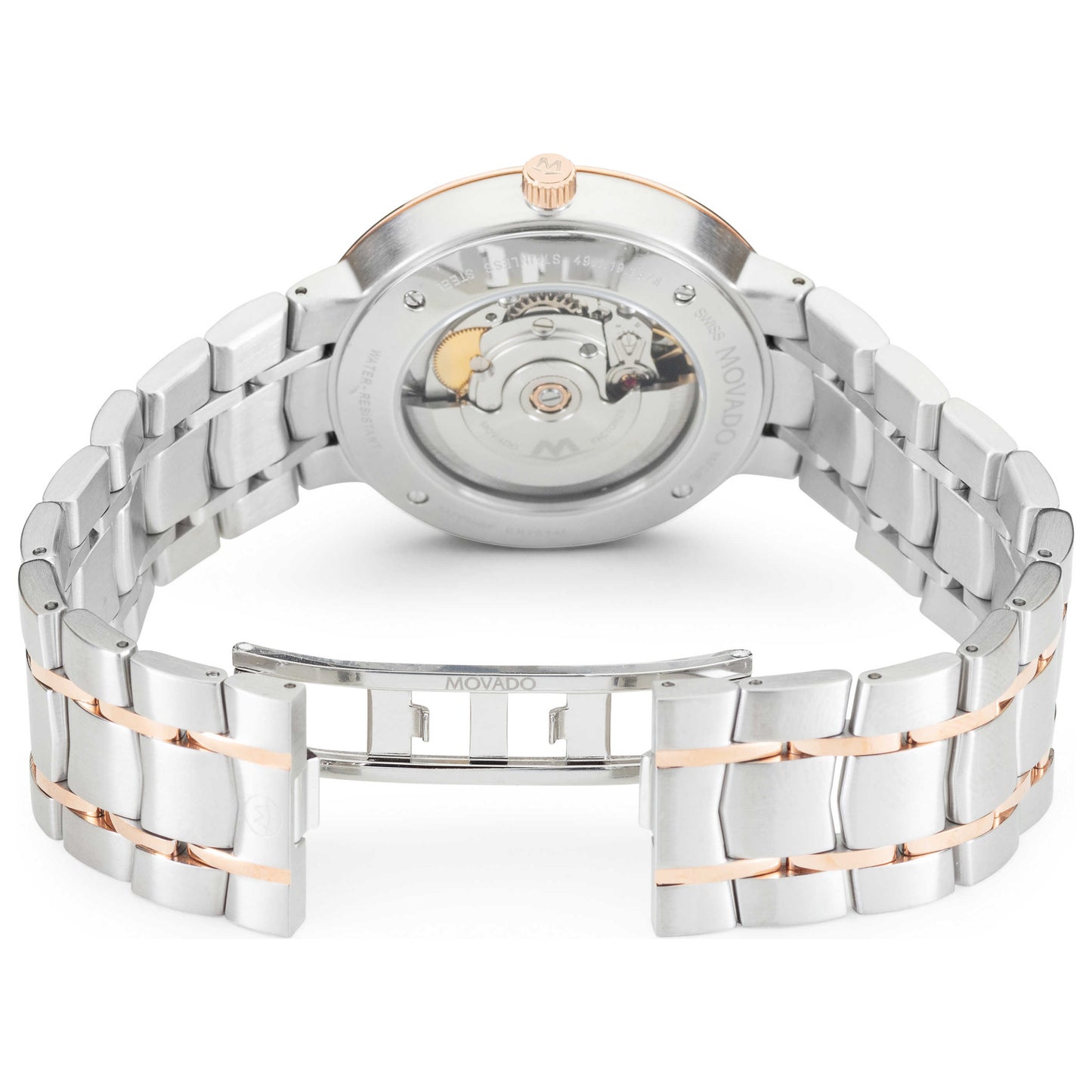 Back view of Movado 1881 Men's Automatic Watch 0607063