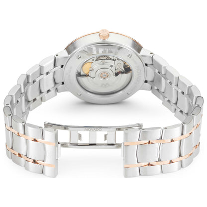 Back view of Movado 1881 Men's Automatic Watch 0607063