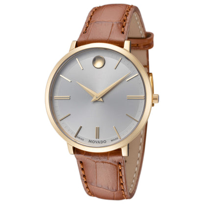 Front view of Movado Ultra Slim Women's Quartz Watch 0607176
