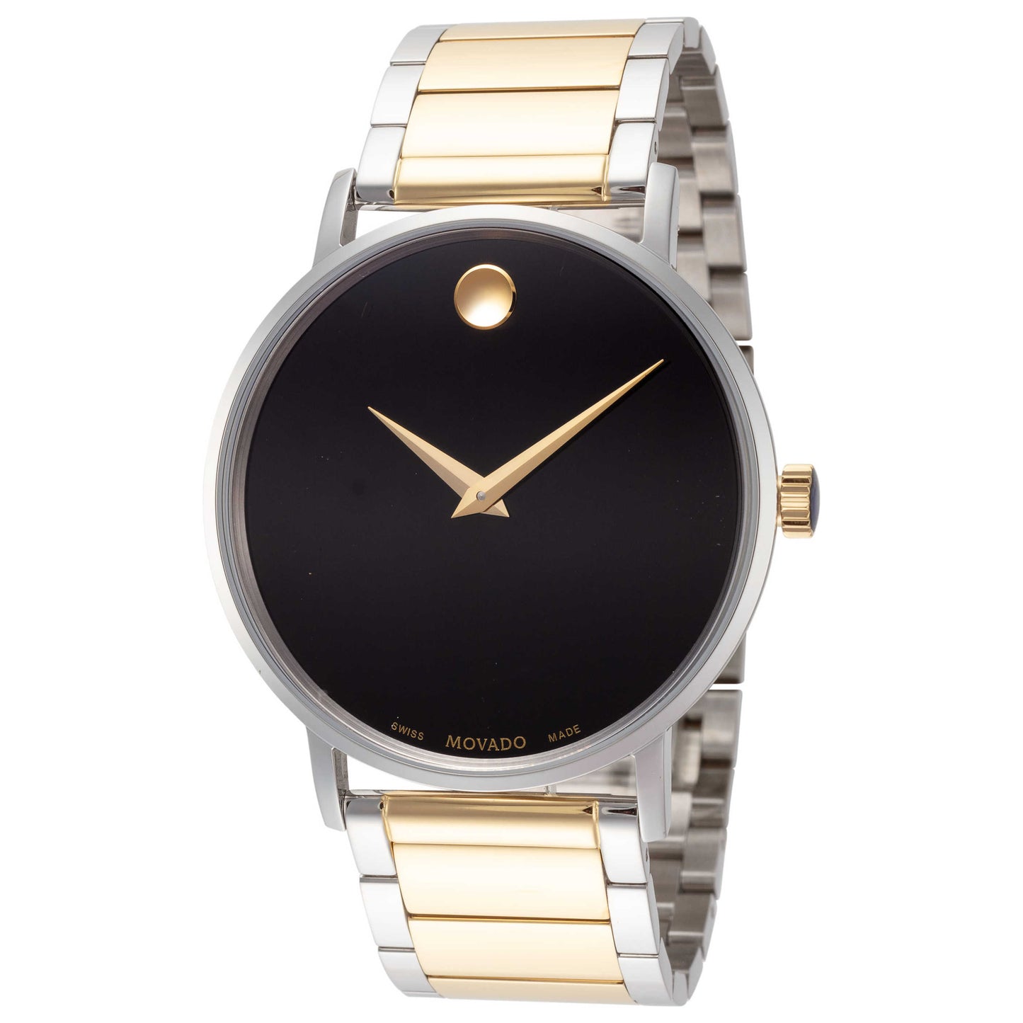 Front view of Movado Classic Museum Men's Quartz Watch 0607217