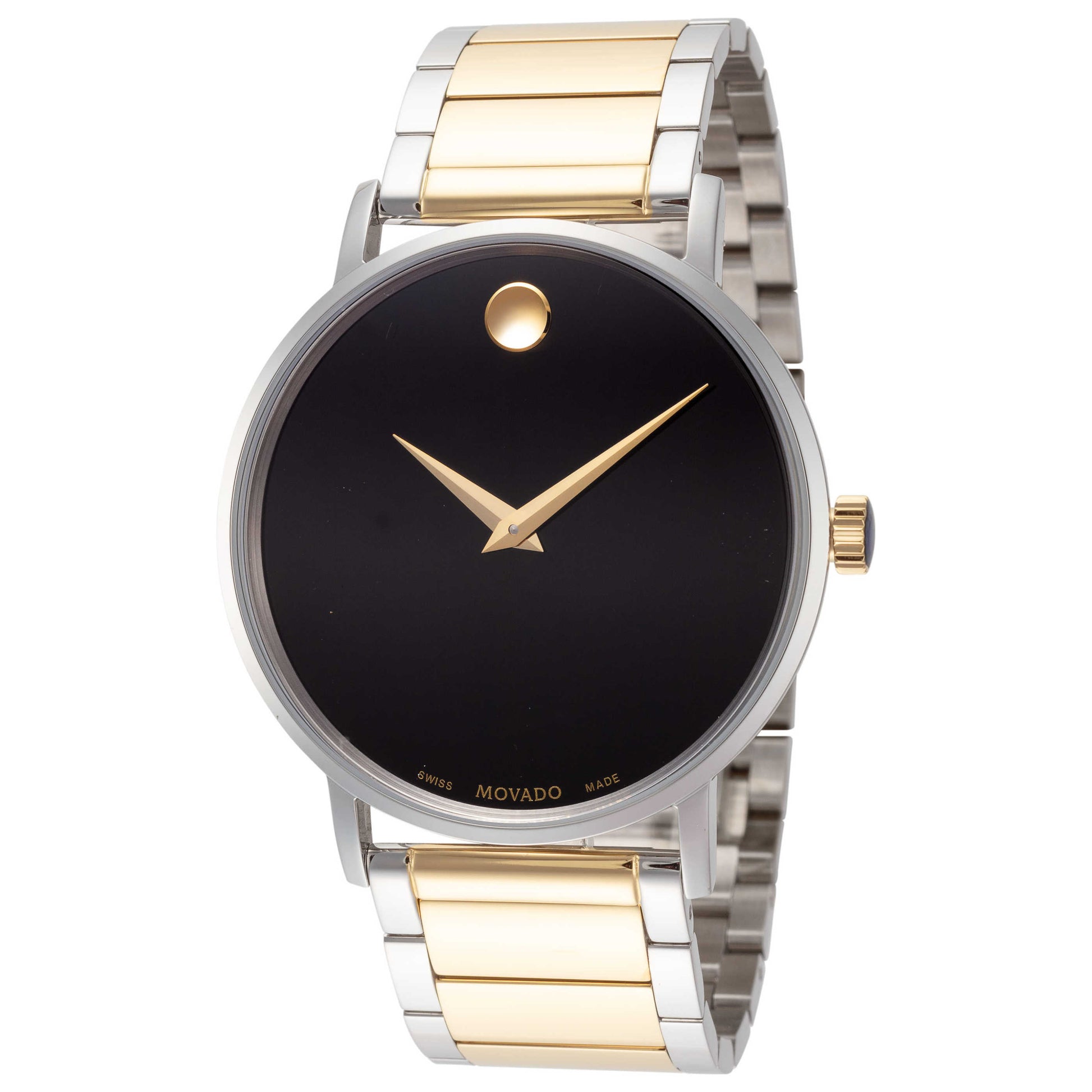 Front view of Movado Classic Museum Men's Quartz Watch 0607217