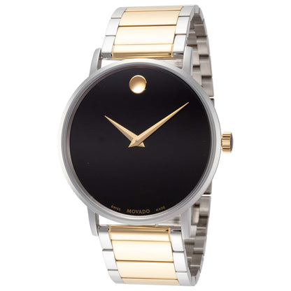 Front view of Movado Classic Museum Men's Quartz Watch 0607217