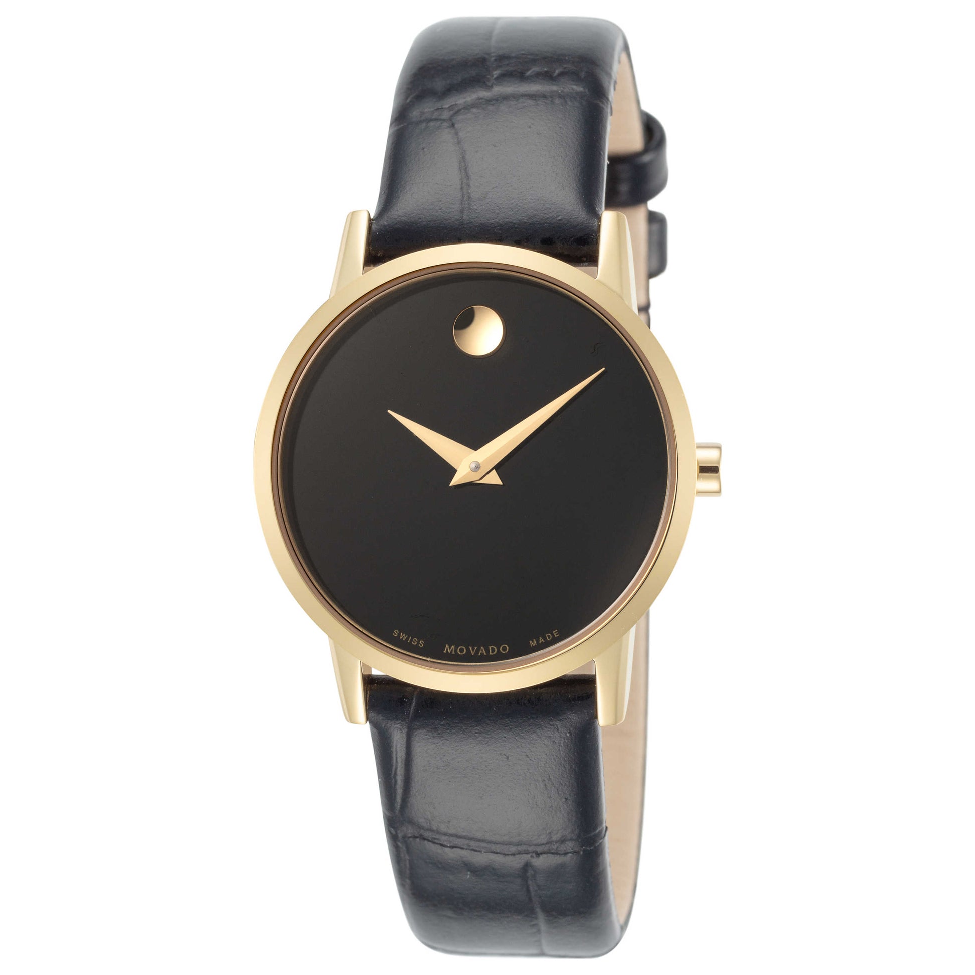 Front view of Movado Museum Women's Quartz Watch 0607222