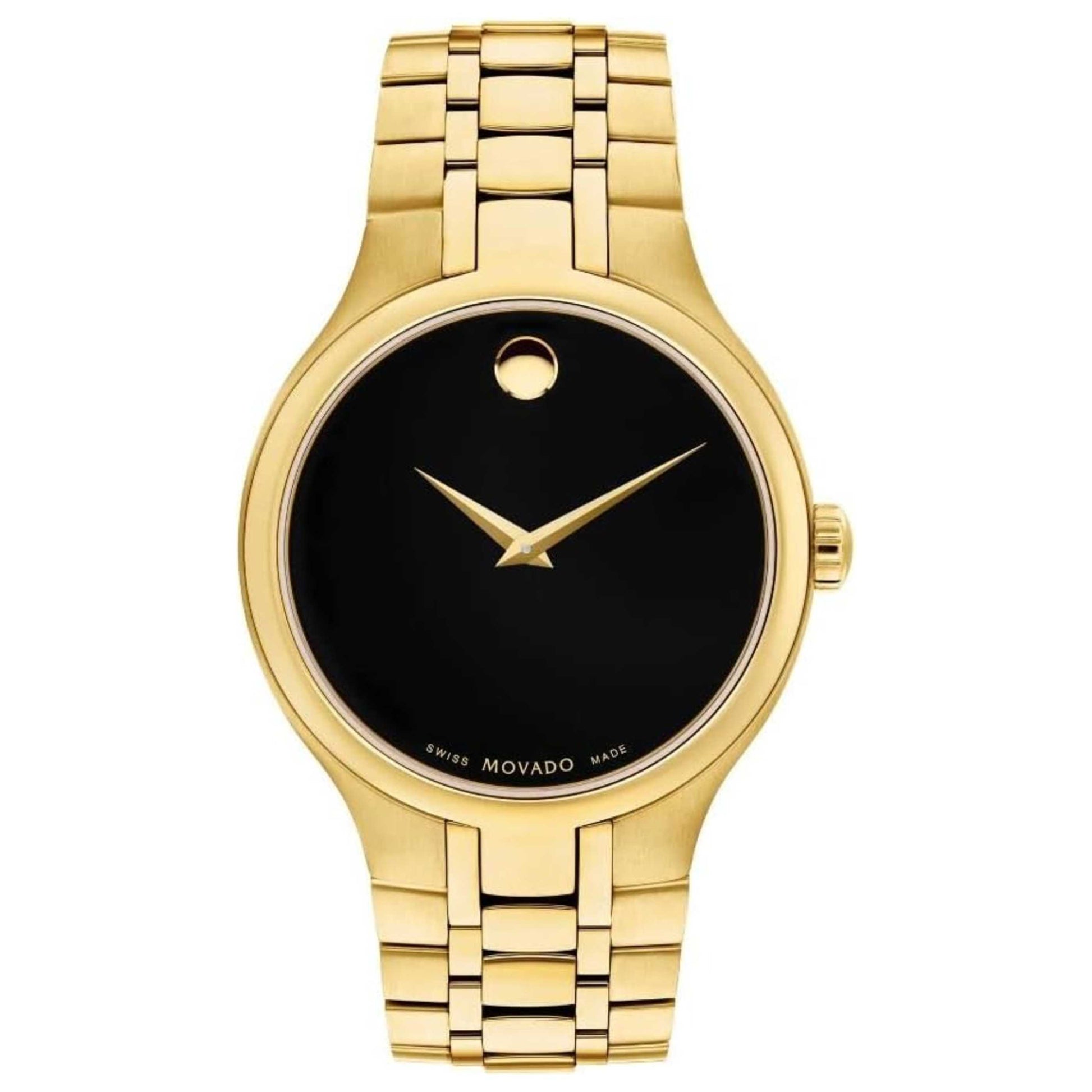 Front view of Movado Portofolio Men's Quartz Watch 0607227