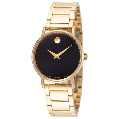 Front view of Movado Classic Museum Women's Quartz Watch 0607237