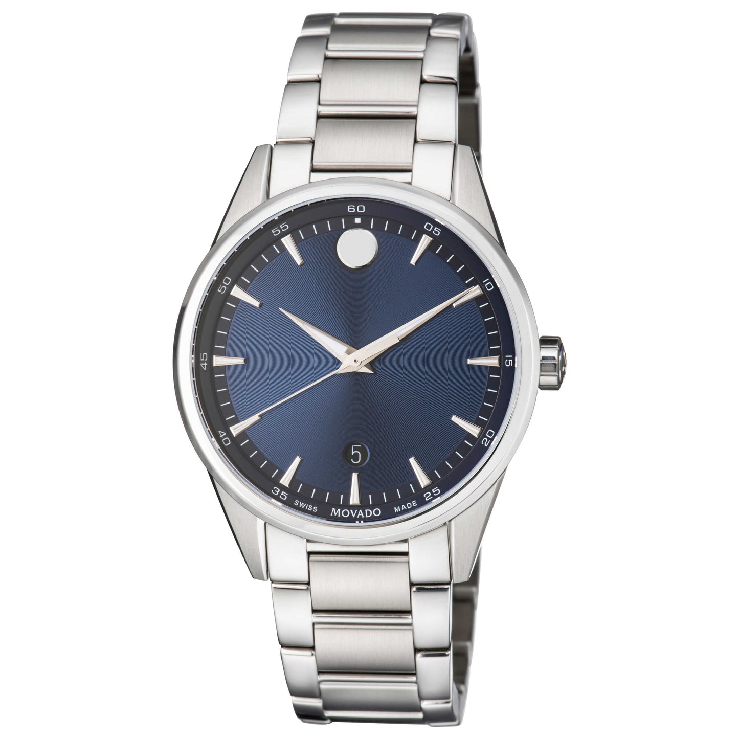 Front view of Movado Stratus Men's Quartz Watch 0607244