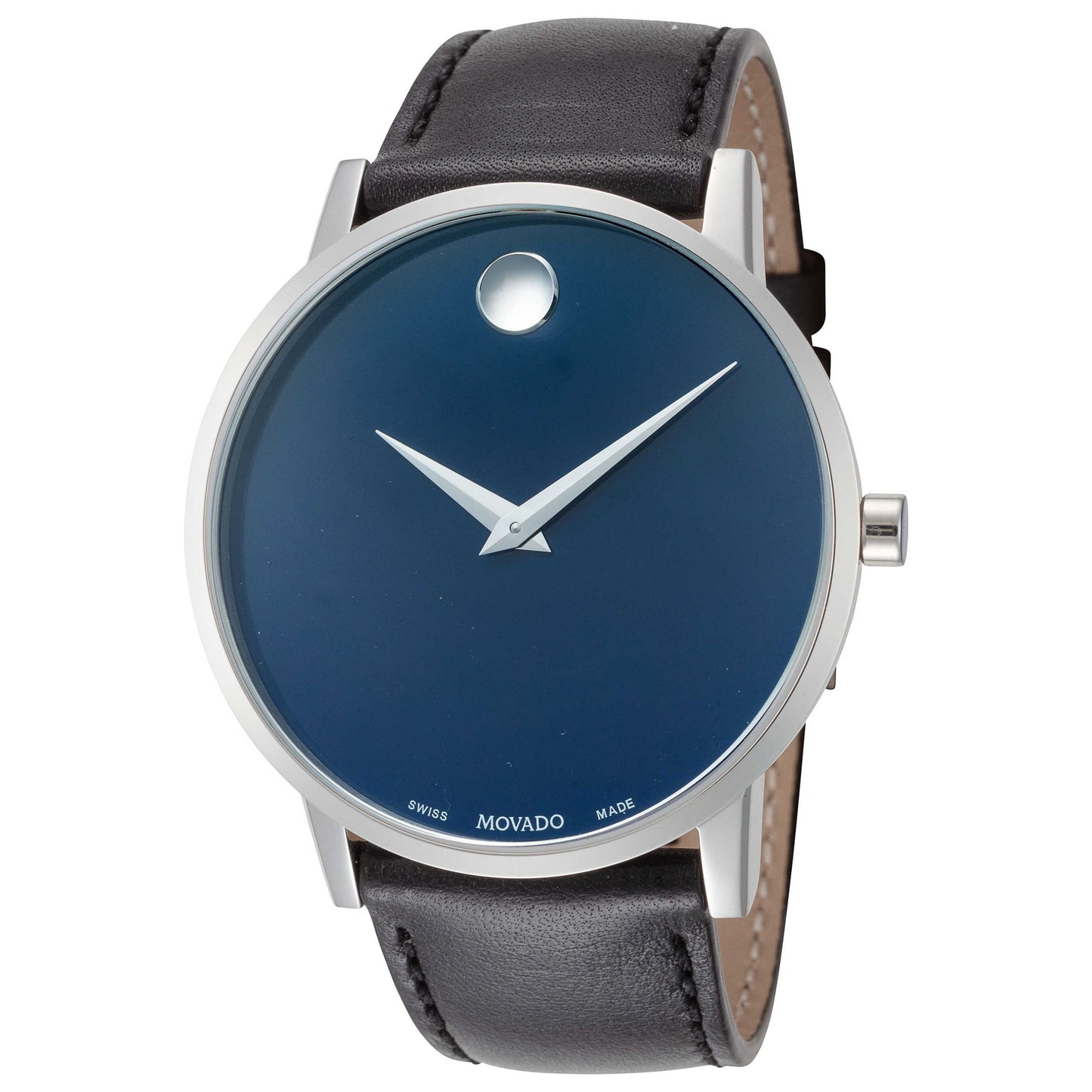 Front view of Movado Museum Men's Quartz Watch 0607270
