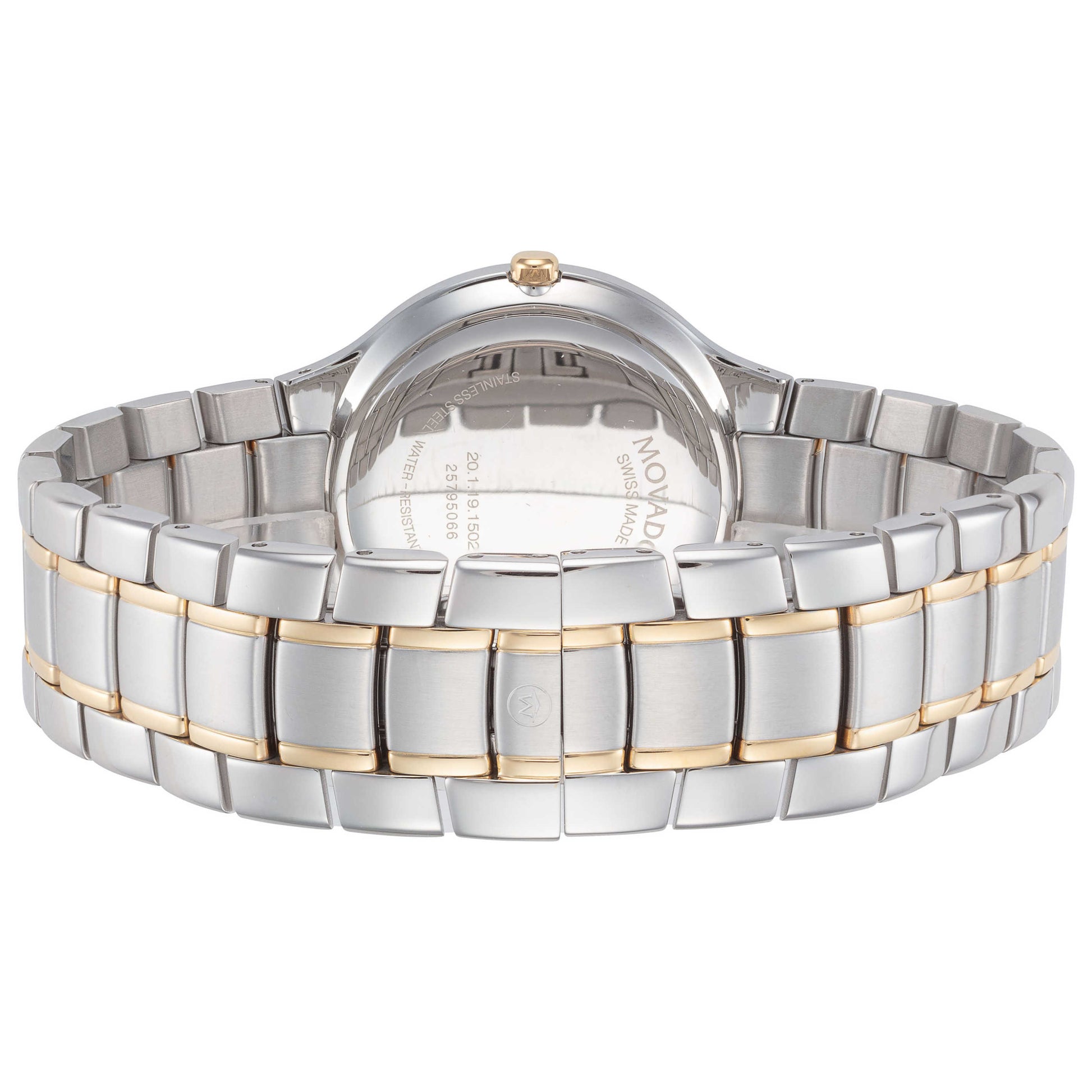 Back view of Movado Serio Men's Quartz Watch 0607284