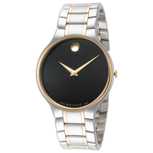 Front view of Movado Serio Men's Quartz Watch 0607284