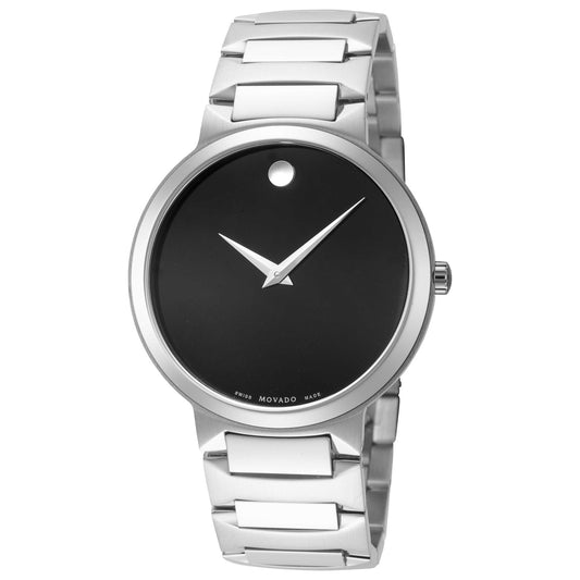 Front view of Movado Temo Men's Quartz Watch 0607292