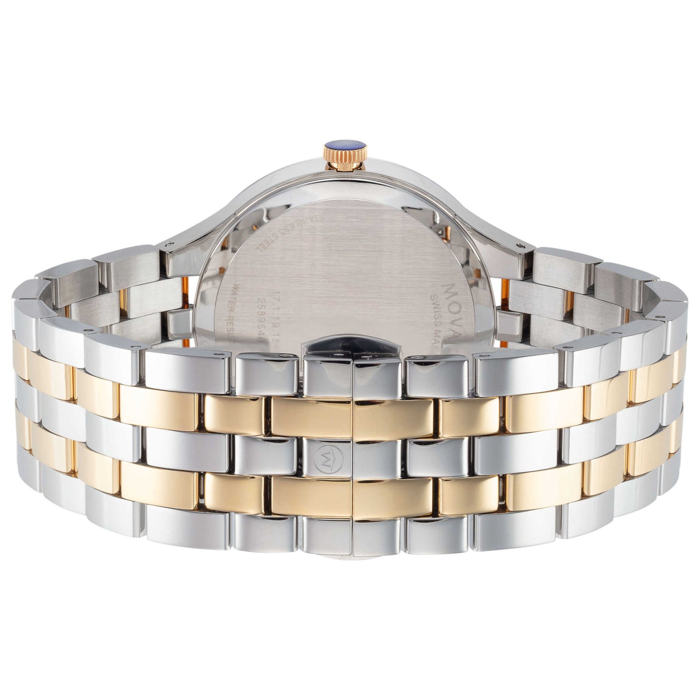 Back view of Movado Veturi Men's Quartz Watch 0607416