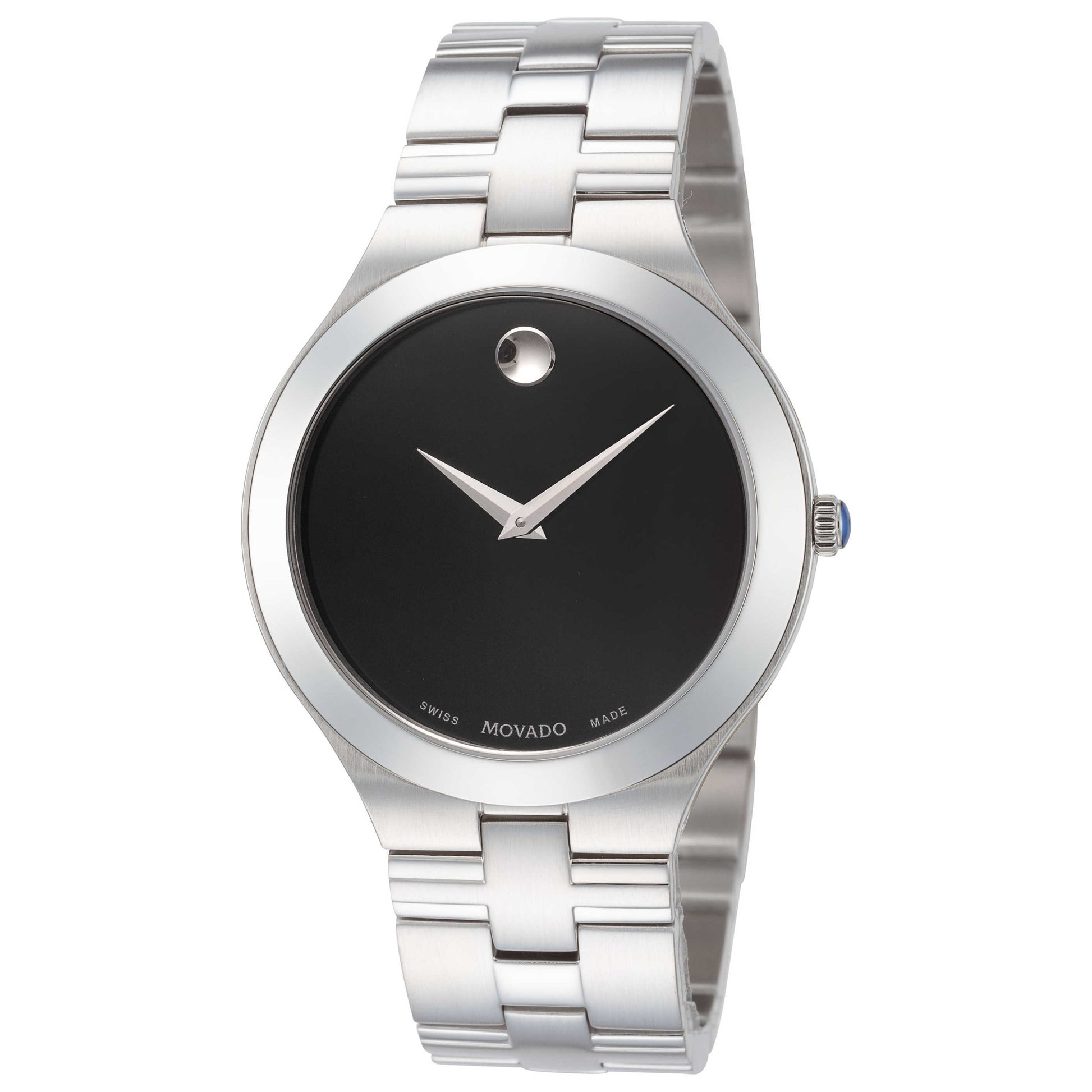Front view of Movado Juro Men's Quartz Watch 0607442