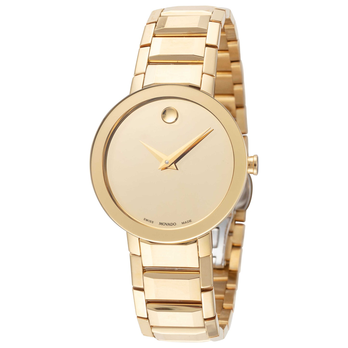 Front view of Movado Sapphire Women's Quartz Watch 0607549