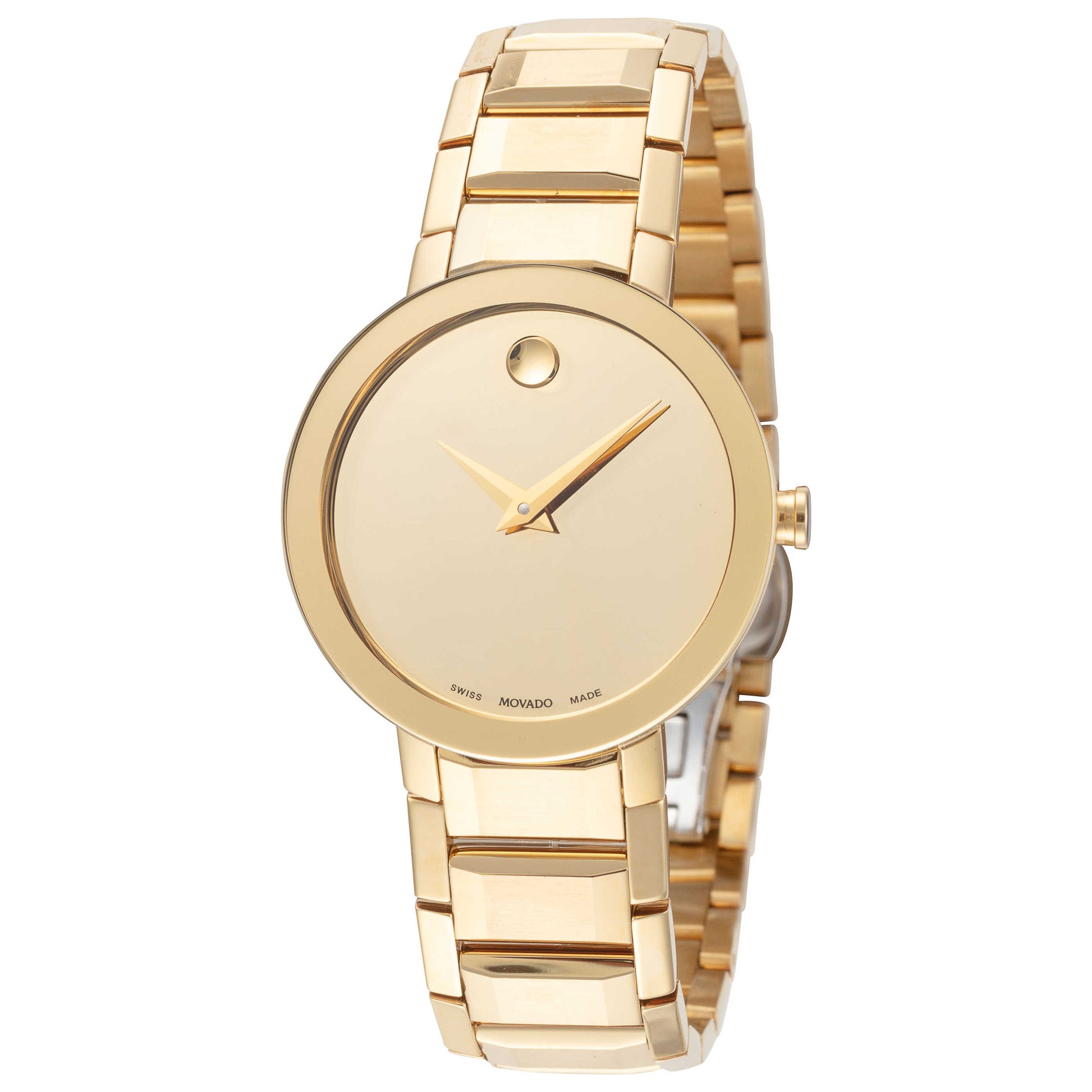 Front view of Movado Sapphire Women's Quartz Watch 0607549