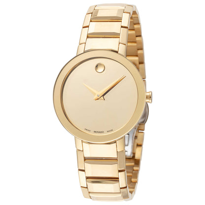 Front view of Movado Sapphire Women's Quartz Watch 0607549