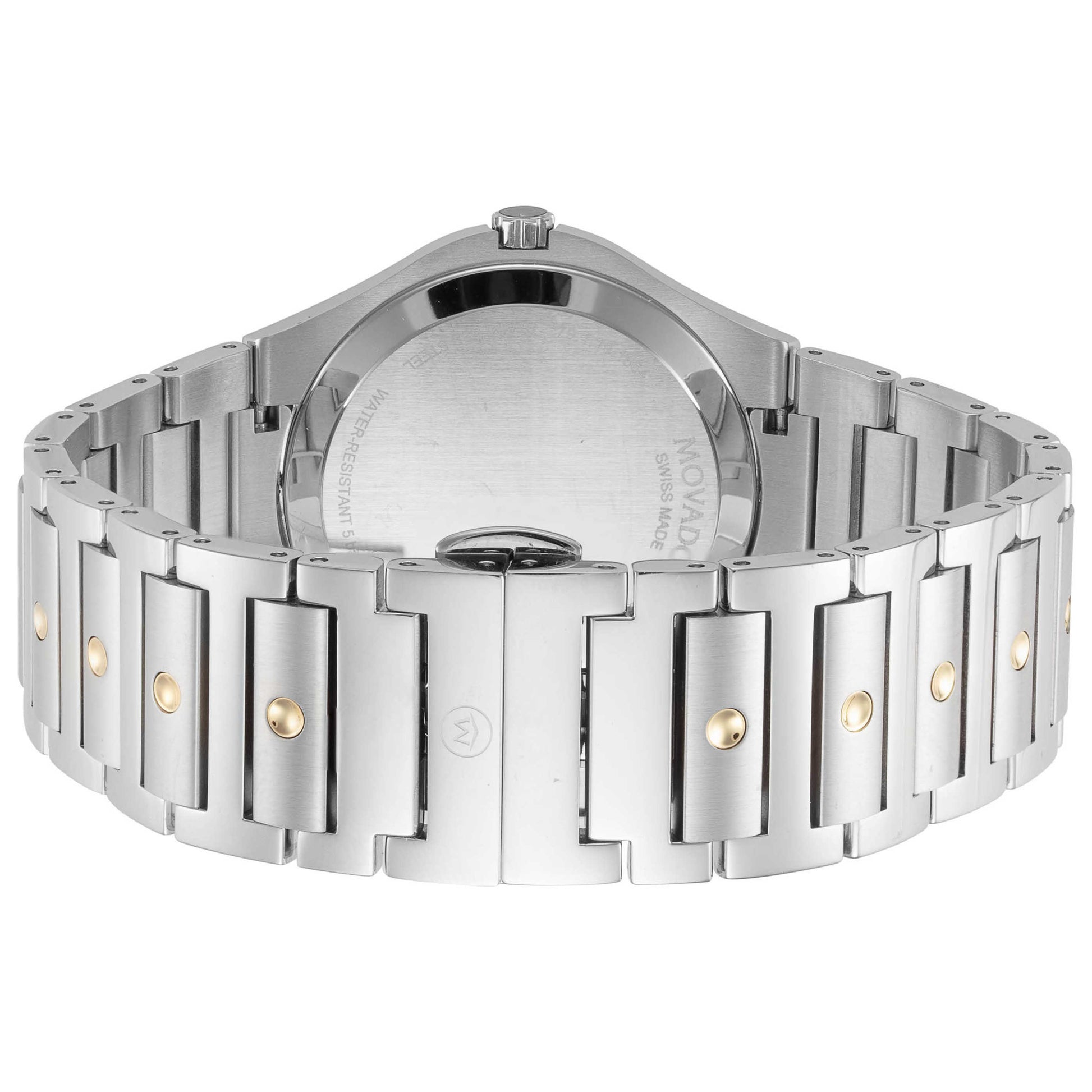 Back view of Movado SE Men's Quartz Watch 0607596