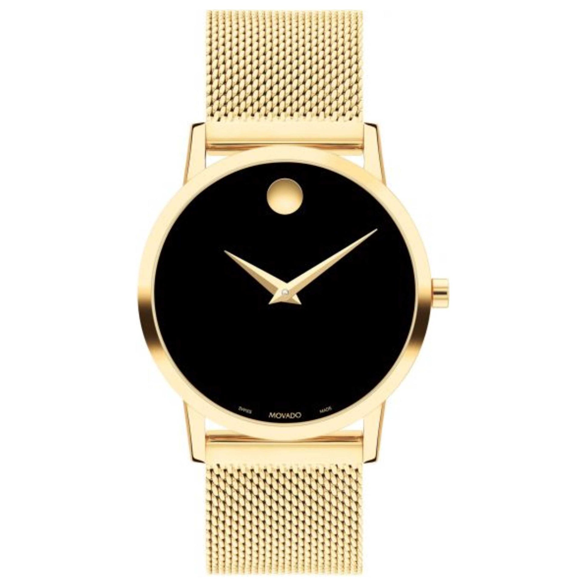 Front view of Movado Museum Women's Quartz Watch 0607647