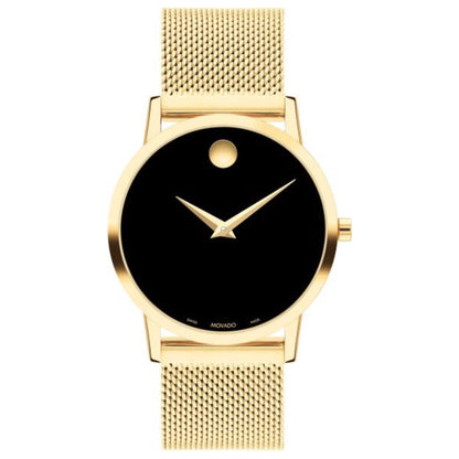 Front view of Movado Museum Women's Quartz Watch 0607647