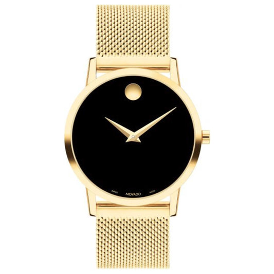 Front view of Movado Museum Women's Quartz Watch 0607647