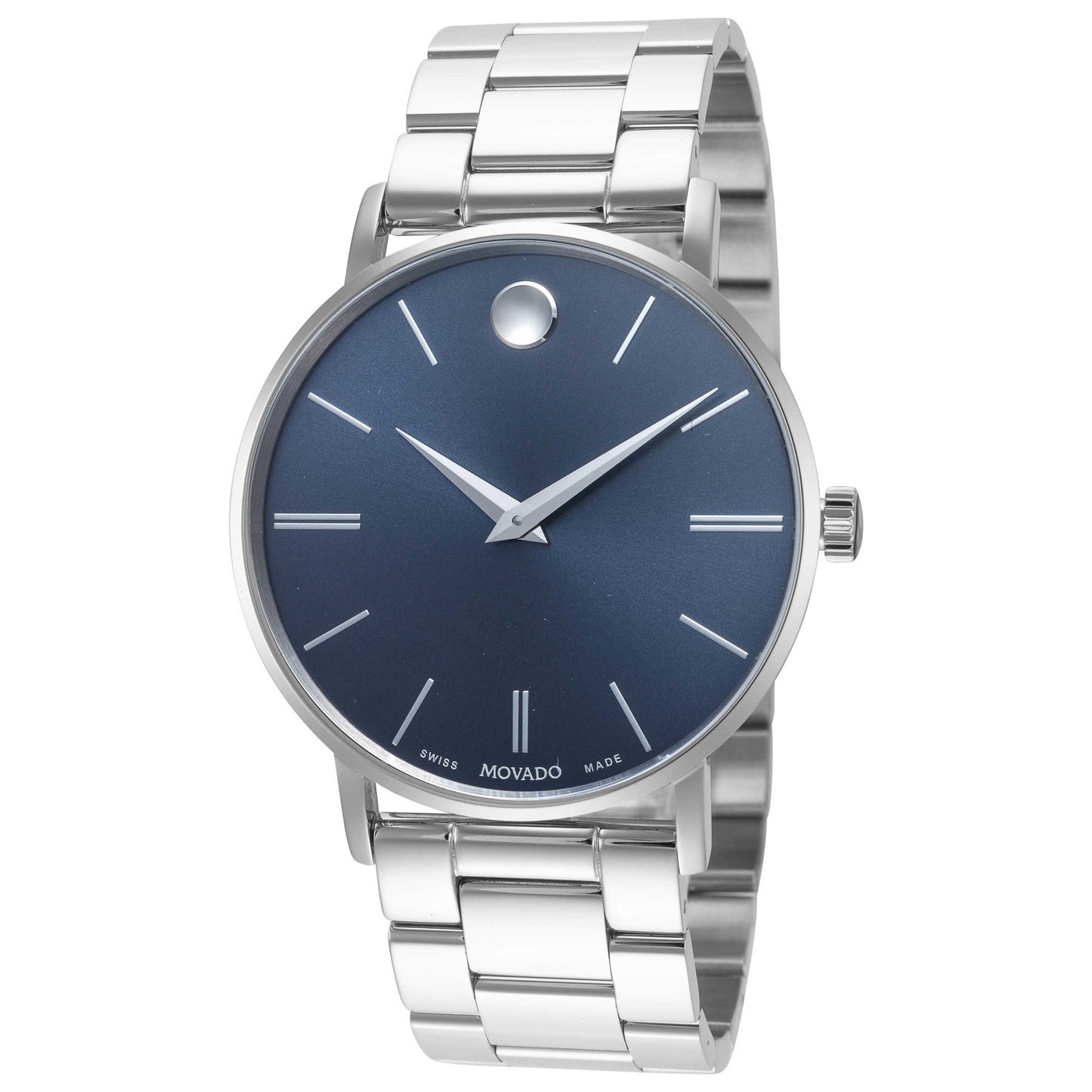 Front view of Movado Corporate Men's Quartz Watch 0607985
