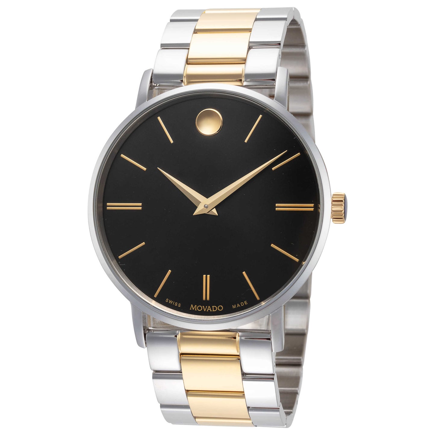 Front view of Movado Corporate Men's Quartz Watch 0607986
