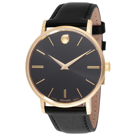Front view of Movado Signature Men's Quartz Watch 0607988