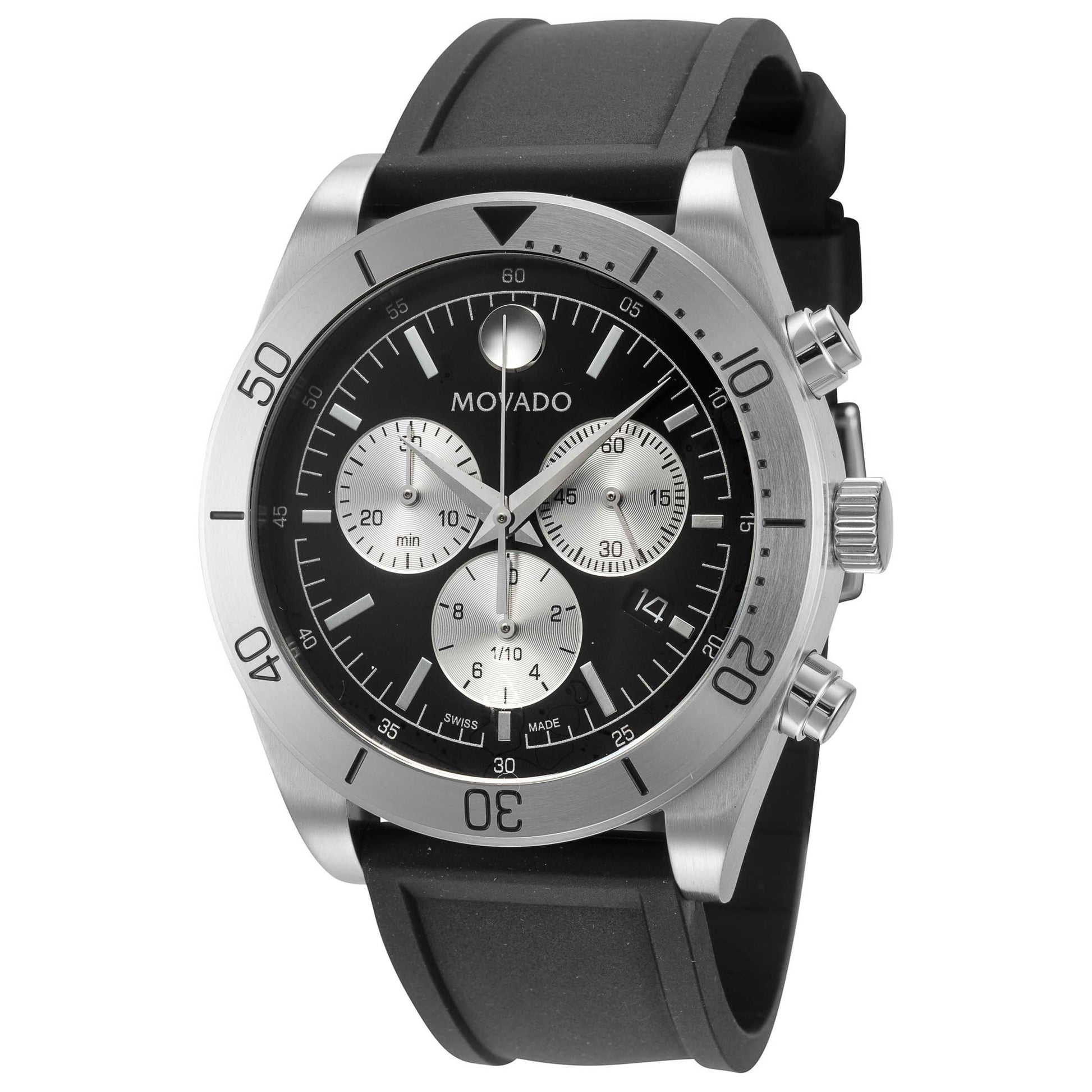 Front view of Movado Sport Men's Quartz Watch 0607992