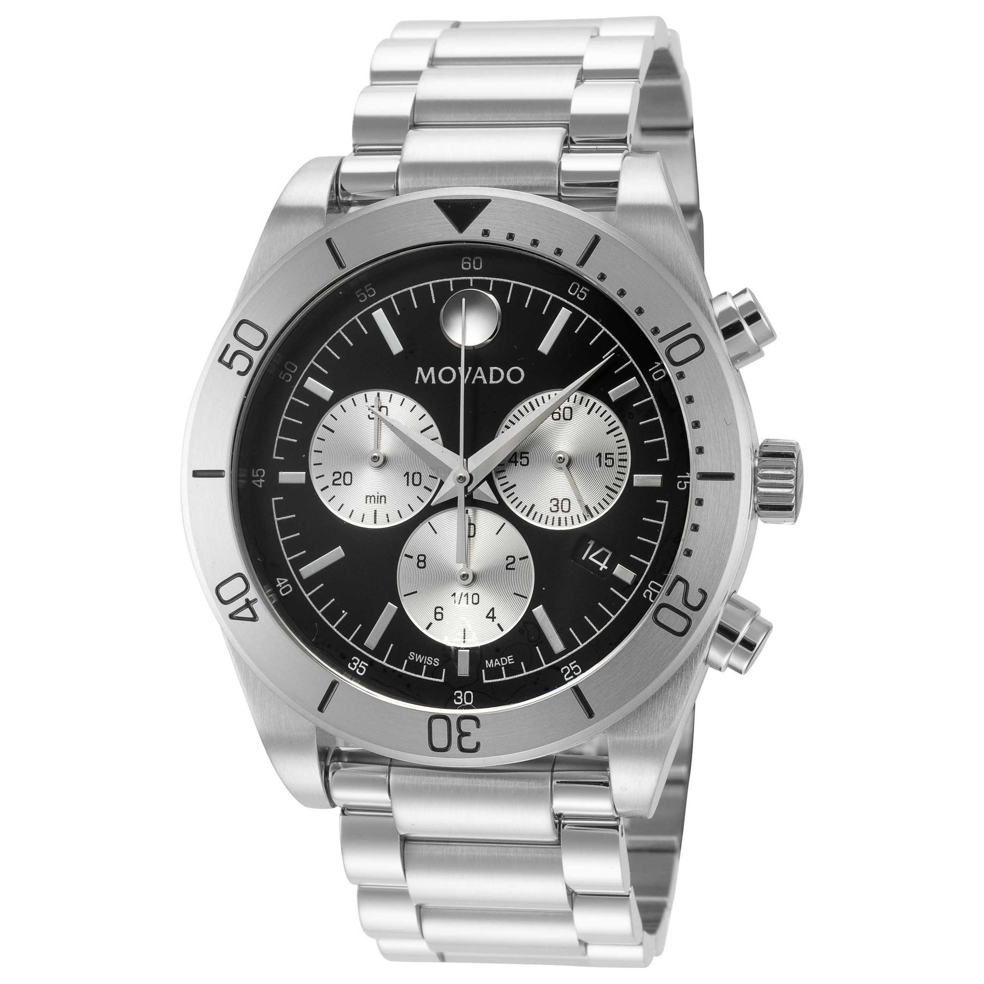 Front view of Movado Sport Men's Quartz Watch 0607993