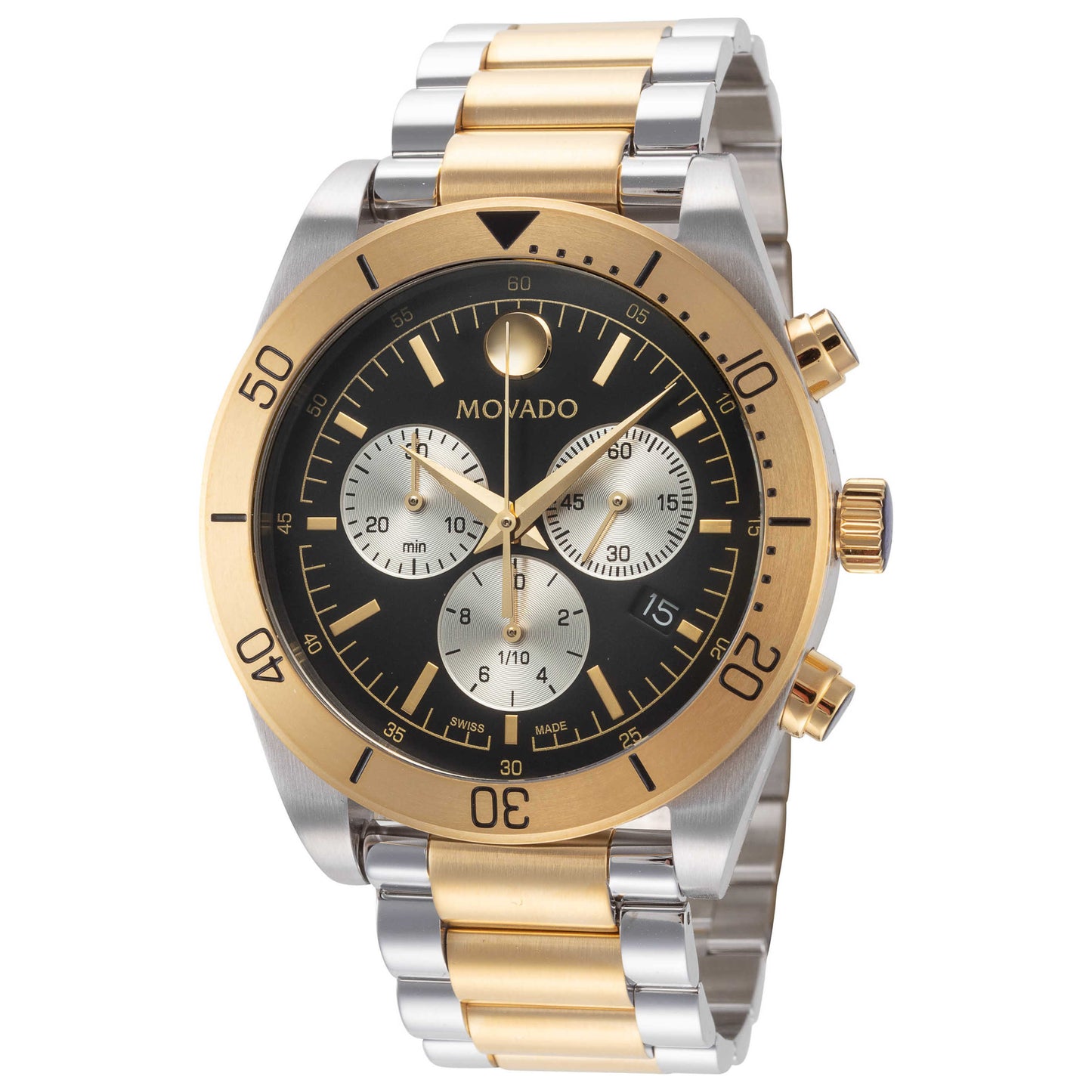 Front view of Movado Sport Men's Quartz Watch 0607994