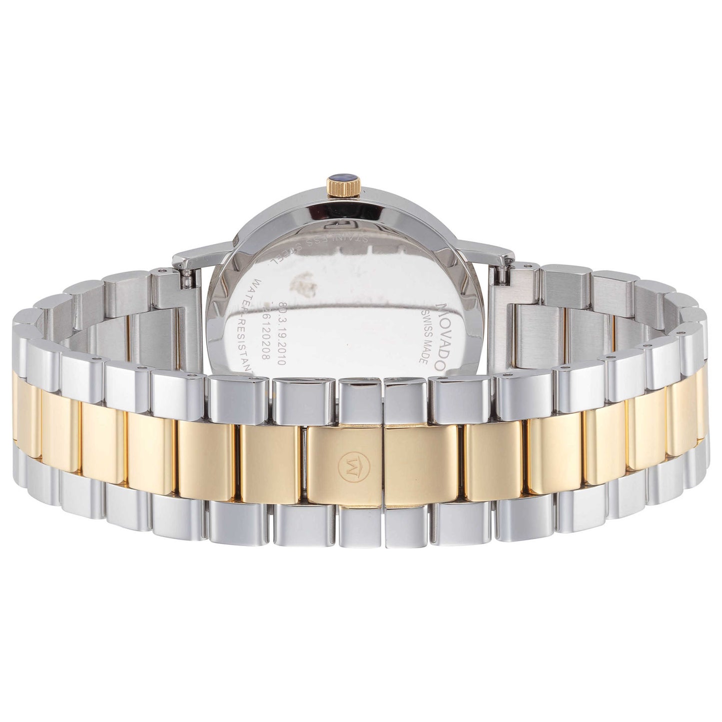 Back view of Movado Corporate Unisex Quartz Watch 0608038