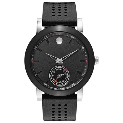 Front view of Movado Museum Sport Men's Swiss Quartz (Battery-Powered) Watch 0660003